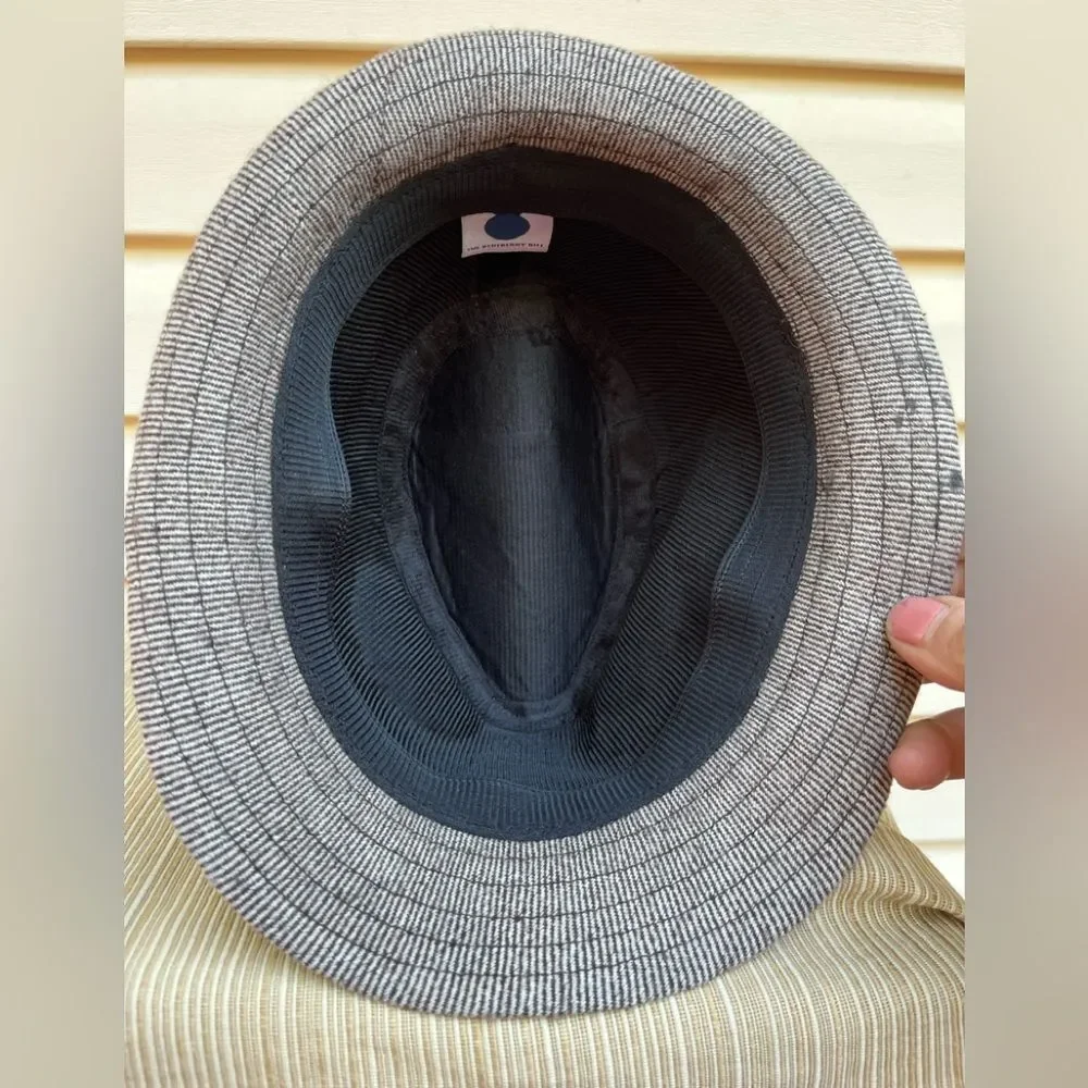 The Blueberry Hill Brown Unisex Toddler Hat, Side Button, OS